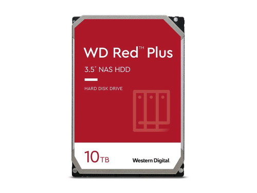 WESTERN DIGITAL HDD INTERNO RED PLUS 10TB 3.5 512MB CACHE